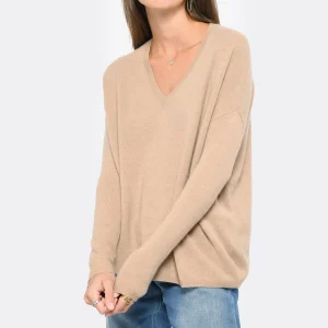 LES TRICOTS DE LÉA Pull Monjakoe Cachemire Camel 11