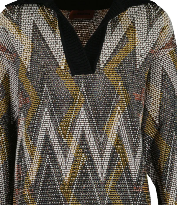 MISSONI Pull Grand Col Multicolore 3