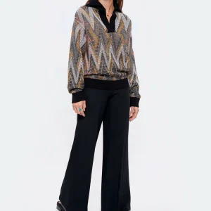 MISSONI Pull Grand Col Multicolore 15