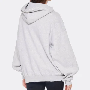 ANINE BING Sweatshirt Hoodie Harvey Coton Organique Gris 13