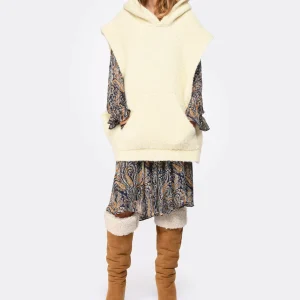 SHERPA Sweat Hoodie Oversized Nyima Alpaga Écru 13