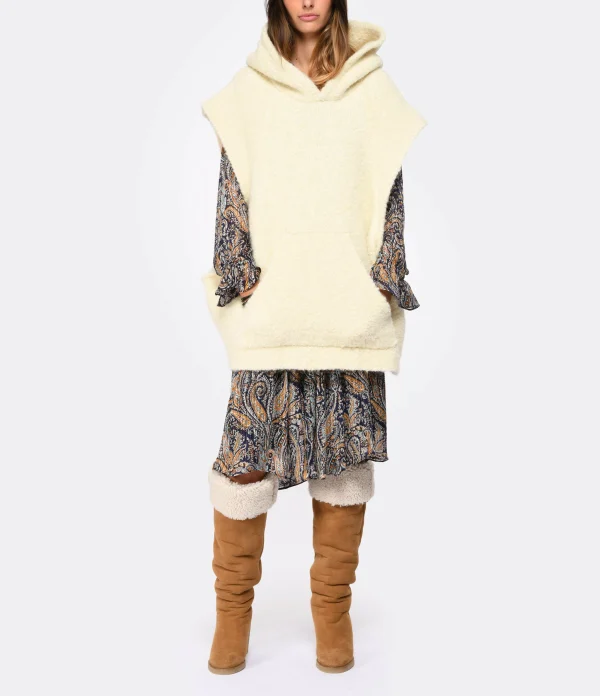 SHERPA Sweat Hoodie Oversized Nyima Alpaga Écru 5