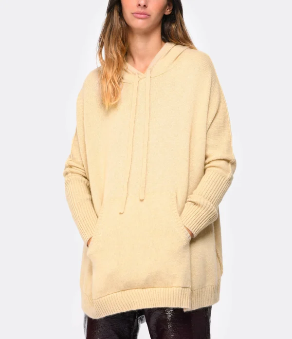 KUJTEN Sweatshirt Reena Oversize Cachemire Beige Organic 4