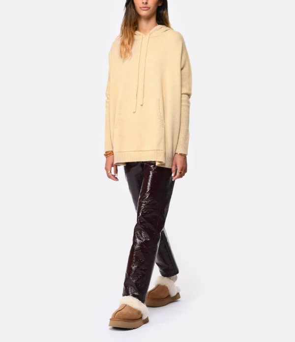 KUJTEN Sweatshirt Reena Oversize Cachemire Beige Organic 5