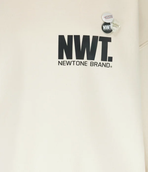 NEWTONE Sweatshirt Glover Brand Coton Naturel 3