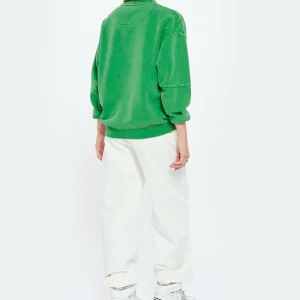 NEWTONE Sweatshirt Roller City Coton Vert Grass 12