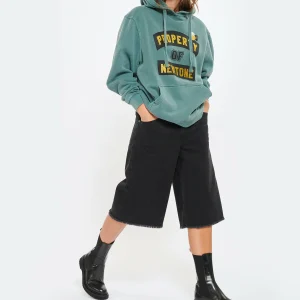 NEWTONE Sweatshirt Hoodie Jagger Property Glitter Coton Vert Forest 13