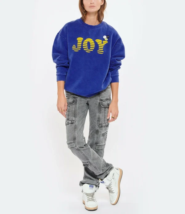 NEWTONE Sweatshirt Roller Joy Coton Bleu Royal 4