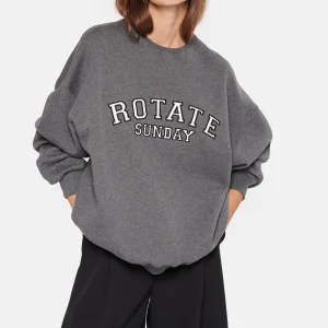 ROTATE Sweatshirt Classic Logo Coton Gris, Capsule Sunday 11