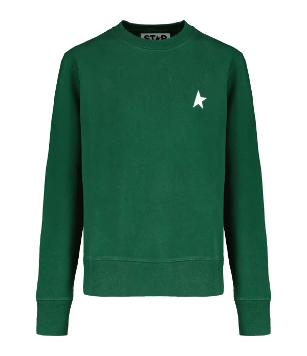 GOLDEN GOOSE Sweatshirt Athena Star Vert 1