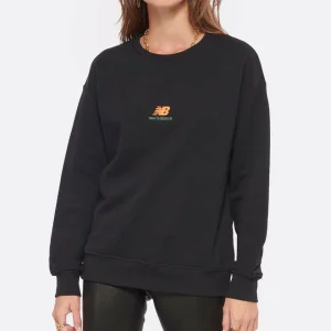 NEW BALANCE Sweatshirt NB Athletics Kim Van Vuuren Crew Coton Noir 16