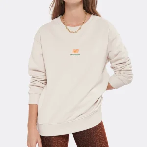 NEW BALANCE Sweatshirt NB Athletics Kim Van Vuuren Crew Coton Moonbeam 15