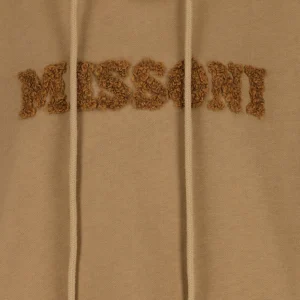 MISSONI Sweatshirt Logo Coton Marron 9