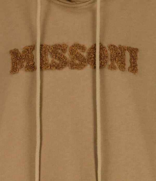 MISSONI Sweatshirt Logo Coton Marron 3