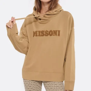 MISSONI Sweatshirt Logo Coton Marron 11