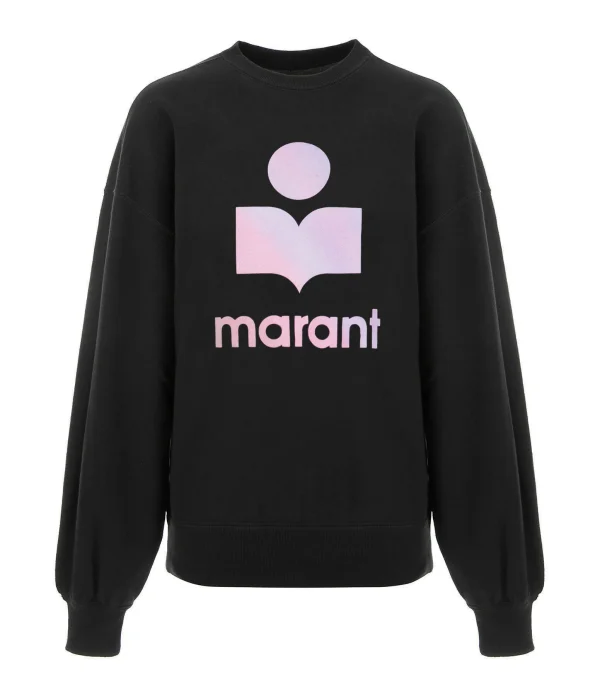 ISABEL MARANT ÉTOILE Sweatshirt Mindy Coton Noir Délavé 1