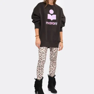 ISABEL MARANT ÉTOILE Sweatshirt Mindy Coton Noir Délavé 14