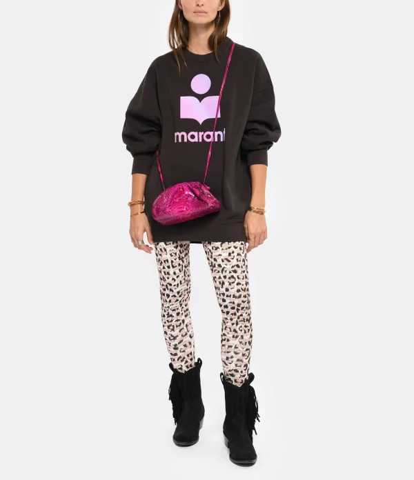 ISABEL MARANT ÉTOILE Sweatshirt Mindy Coton Noir Délavé 7