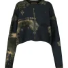 CHARLIE JOE Sweatshirt Zion Coton Tie & Dye Vert 22