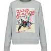 Sweatshirt Upper Coton Gris Chiné, Collaboration Zadig & Voltaire X Band Of Sisters 19