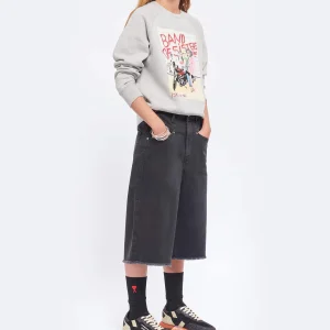 Sweatshirt Upper Coton Gris Chiné, Collaboration Zadig & Voltaire X Band Of Sisters 21