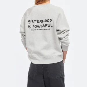 Sweatshirt Upper Coton Gris Chiné, Collaboration Zadig & Voltaire X Band Of Sisters 23