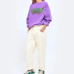 NEWTONE Sweatshirt Roller Cadillac Coton Violet 10