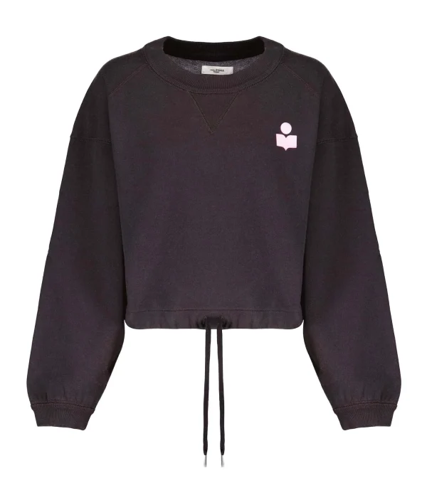 ISABEL MARANT ÉTOILE Sweatshirt Margo Coton Noir Délavé 1