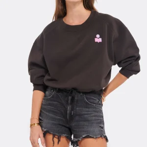 ISABEL MARANT ÉTOILE Sweatshirt Margo Coton Noir Délavé 11