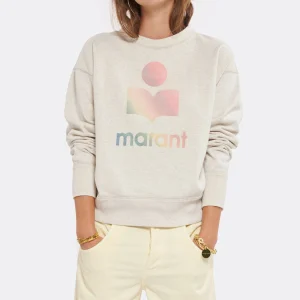 ISABEL MARANT ÉTOILE Sweatshirt Mobyli Coton Écru 11