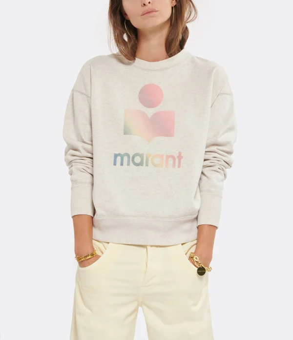 ISABEL MARANT ÉTOILE Sweatshirt Mobyli Coton Écru 4