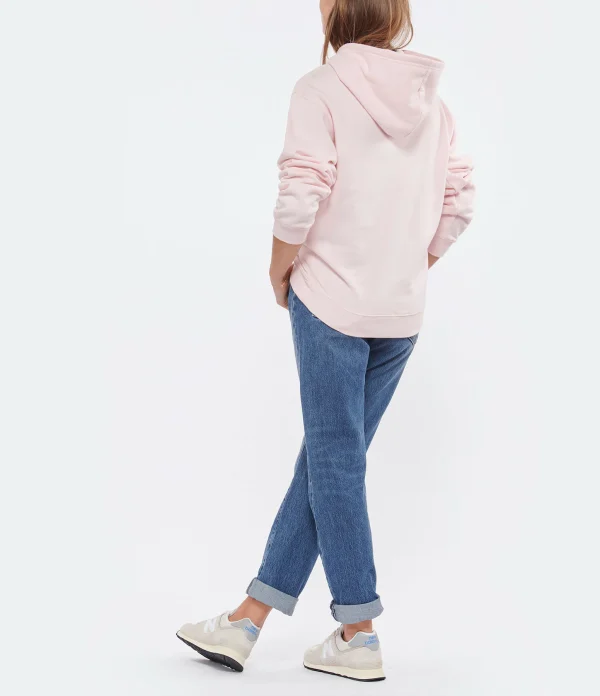 MAISON LABICHE Sweatshirt Réaumur Good VibesCoton Biologique Rose 6