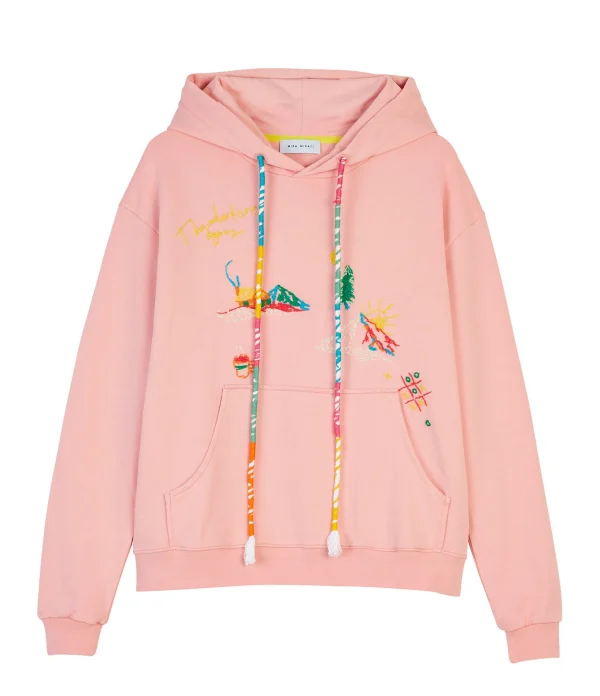 MIRA MIKATI Sweatshirt Coton Rose 1