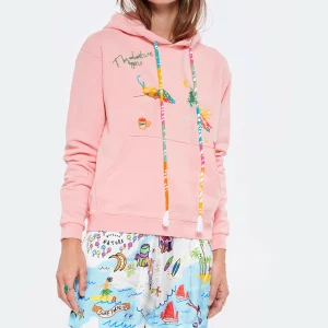 MIRA MIKATI Sweatshirt Coton Rose 11