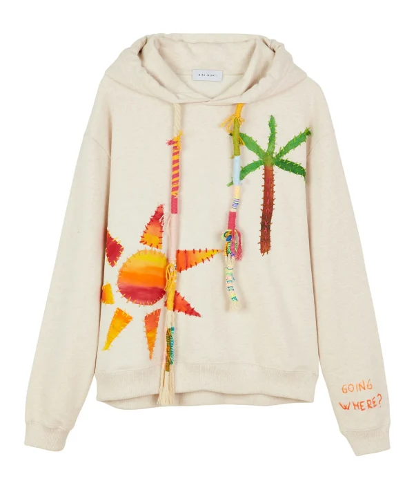 MIRA MIKATI Sweatshirt Coton Crème 1