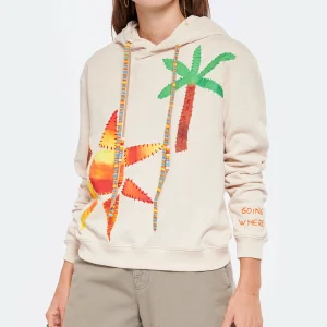 MIRA MIKATI Sweatshirt Coton Crème 11