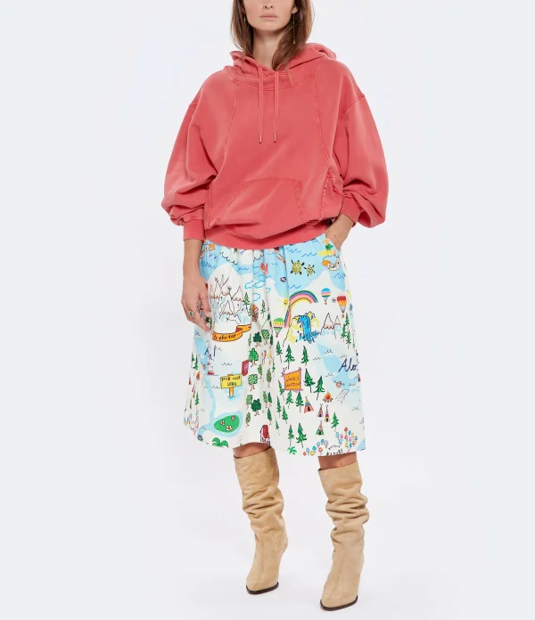 SEE BY CHLOE Sweatshirt Coton Rose 6