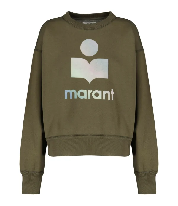 ISABEL MARANT ÉTOILE Sweatshirt Mobyli Coton Kaki 1