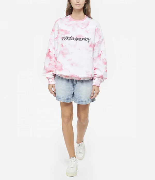 ROTATE Sweatshirt Iris Coton Nuage 5