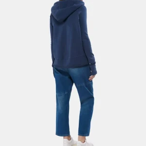 NILI LOTAN Sweatshirt Janie Coton Bleu Canard 19