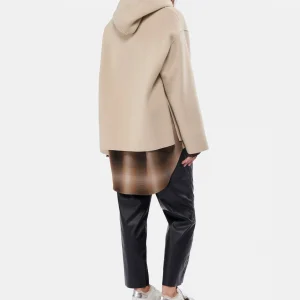 MM6 MAISON MARGIELA Pull à Capuche Laine Beige 15