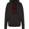 ISABEL MARANT ÉTOILE Sweatshirt Mansel Coton Organique Noir Rouge 22