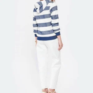 SEE BY CHLOE Sweatshirt Rayures Coton Bleu 17