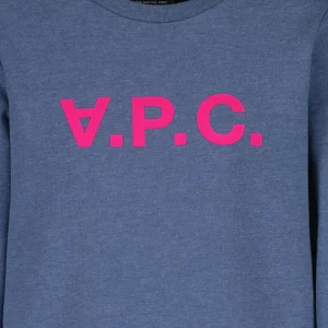 A.P.C. Sweatshirt Viva Neon Coton Marine 9