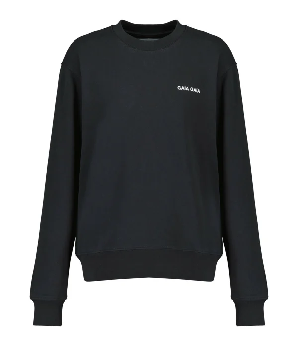 GAÏA GAÏA Sweatshirt Thalia Loose Fit Coton Noir 1