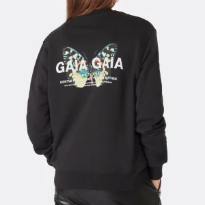 GAÏA GAÏA Sweatshirt Thalia Loose Fit Coton Noir 11