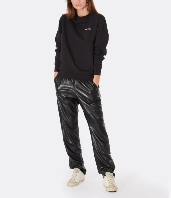 GAÏA GAÏA Sweatshirt Thalia Loose Fit Coton Noir 5