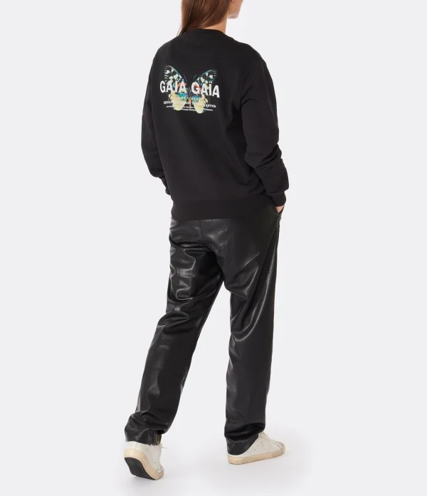 GAÏA GAÏA Sweatshirt Thalia Loose Fit Coton Noir 6