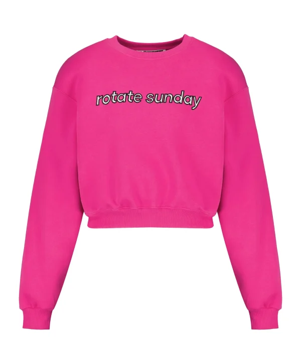 ROTATE Sweatshirt Cece Coton Fushia 1