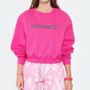 ROTATE Sweatshirt Cece Coton Fushia 11